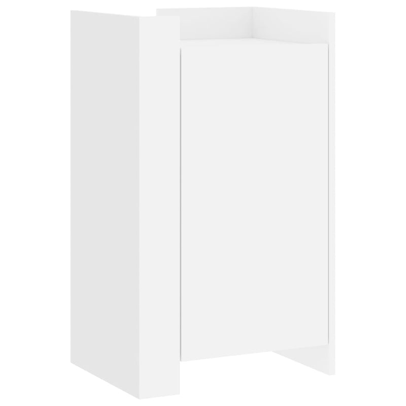 Valkoinen senkki Anelia 45x35x75cm (puinen)