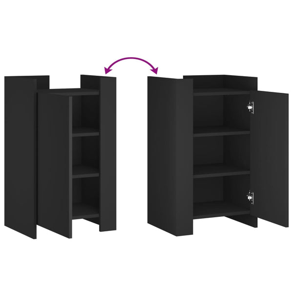 Musta senkki Anelia 45x35x75cm (puinen)