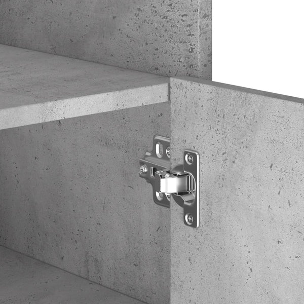 Betoninharmaa senkki Anelia 45x35x75cm (puinen)