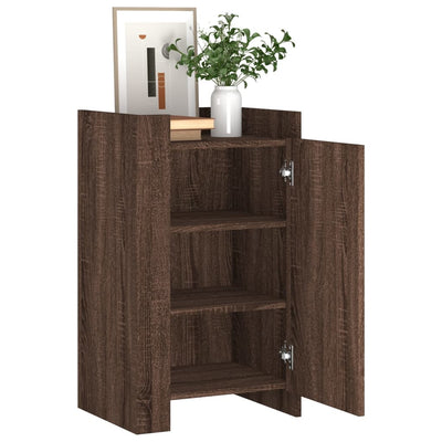 Senkki ruskea tammi 45x35x75 cm tekninen puu
