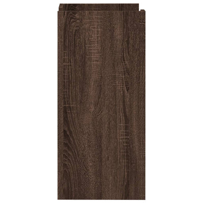 Senkki ruskea tammi 45x35x75 cm tekninen puu