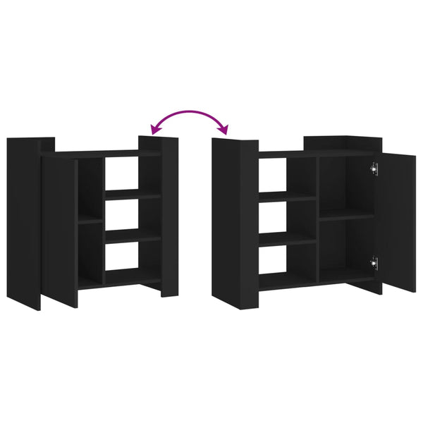 Musta senkki Enoh 73,5x35x75cm (puinen)