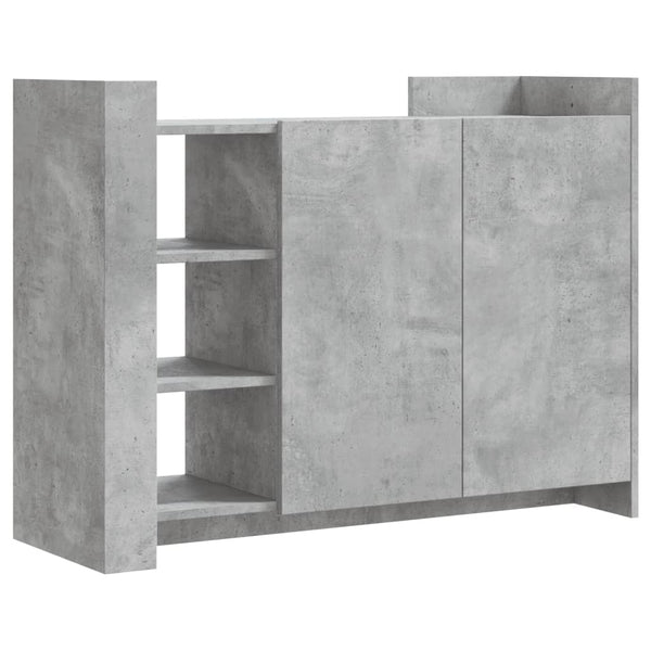 Senkki betoninharmaa 100x35x75 cm tekninen puu