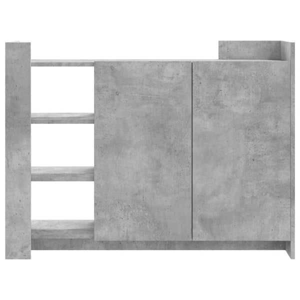 Senkki betoninharmaa 100x35x75 cm tekninen puu