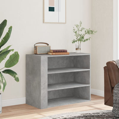 Seinäkaappi betoninharmaa 75x35x60 cm tekninen puu