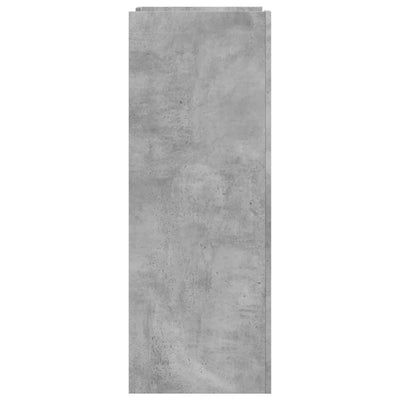 Kenkäkaappi betoninharmaa 74,5x37,5x100 cm tekninen puu