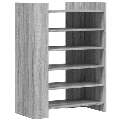 Kenkäkaappi harmaa Sonoma 74,5x37,5x100 cm tekninen puu