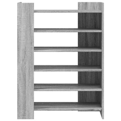 Kenkäkaappi harmaa Sonoma 74,5x37,5x100 cm tekninen puu