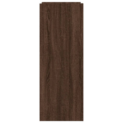 Kenkäkaappi ruskea tammi 74,5x37,5x100 cm tekninen puu