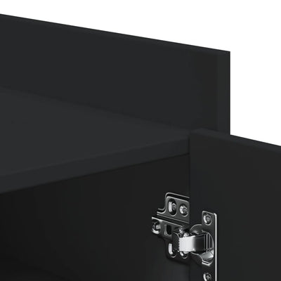 Musta kenkäkaappi Doloresz 52x37,5x100cm (puinen)