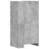 Kenkäkaappi betoninharmaa 52x37,5x100 cm tekninen puu