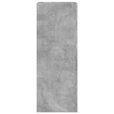 Kenkäkaappi betoninharmaa 52x37,5x100 cm tekninen puu