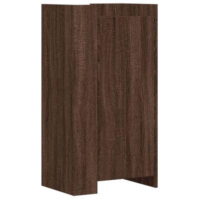 Kenkäkaappi ruskea tammi 52x37,5x100 cm tekninen puu
