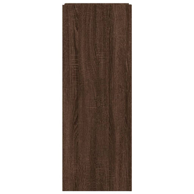 Kenkäkaappi ruskea tammi 52x37,5x100 cm tekninen puu
