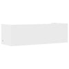 Valkoinen seinähylly Costachi 100x35x30,5cm (puinen)