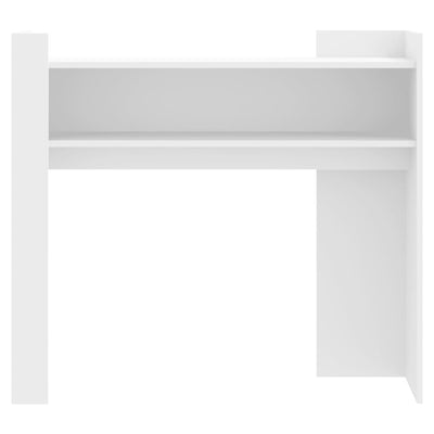 Konsolipöytä valkoinen 100x35x90 cm lastulevy