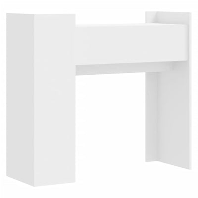 Konsolipöytä valkoinen 100x35x90 cm lastulevy