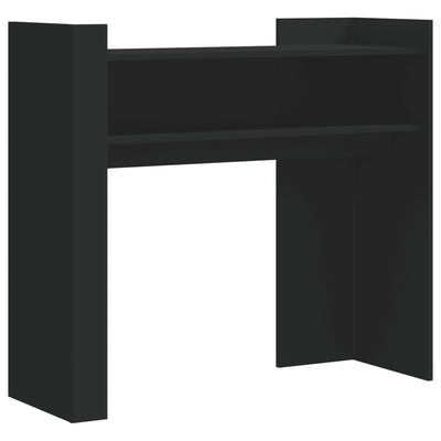 Konsolipöytä musta 100x35x90 cm tekninen puu