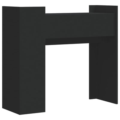 Konsolipöytä musta 100x35x90 cm tekninen puu