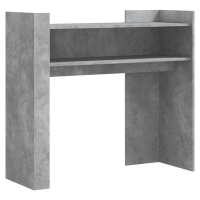 Konsolipöytä betoninharmaa 100x35x90 cm lastulevy