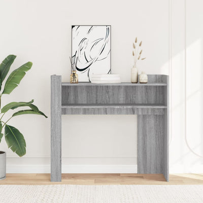 Konsolipöytä harmaa Sonoma 100x35x90 cm tekninen puu