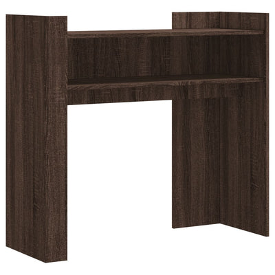 Konsolipöytä ruskea tammi 100x35x90 cm tekninen puu