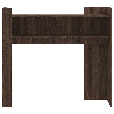 Konsolipöytä ruskea tammi 100x35x90 cm tekninen puu