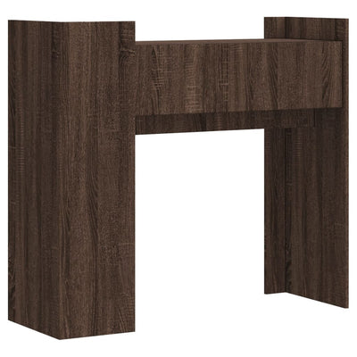 Konsolipöytä ruskea tammi 100x35x90 cm tekninen puu