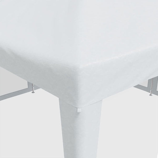 Valkoinen juhlateltta Apize 4x4 m (8 mesh-sivuseinällä hdpe)