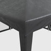 juhlateltta 8 mesh-sivuseinällä antrasiittia 4x4 m HDPE