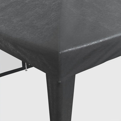 juhlateltta 12 mesh-sivuseinillä antrasiitti 8x4 m HDPE