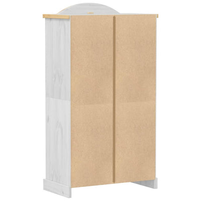 Valkoinen vaatekaappi corona Isat 102x52x186cm (mänty)