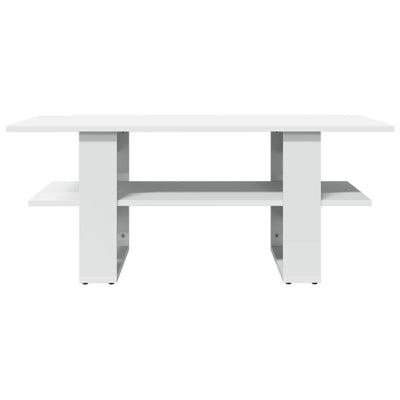 Valkoinen sohvapöytä Cadastru 102x55x42cm (puinen)