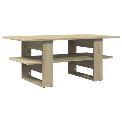 Sohvapöytä Sonoma-tammi 102x55x42 cm tekninen puu