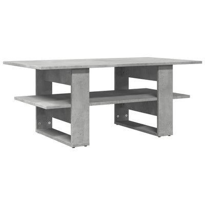 Sohvapöytä betoninharmaa 102x55x42 cm tekninen puu