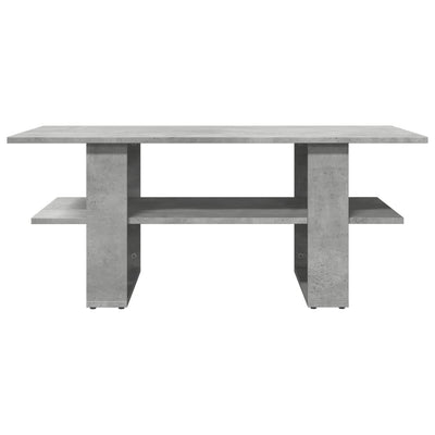 Sohvapöytä betoninharmaa 102x55x42 cm tekninen puu