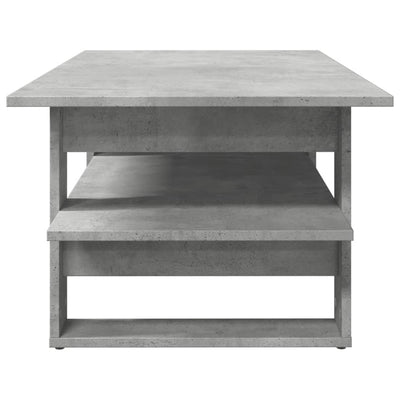 Sohvapöytä betoninharmaa 102x55x42 cm tekninen puu