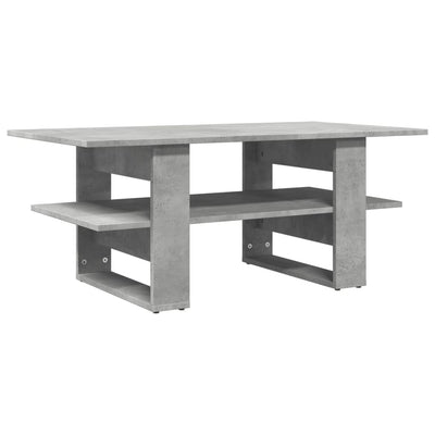 Sohvapöytä betoninharmaa 102x55x42 cm tekninen puu