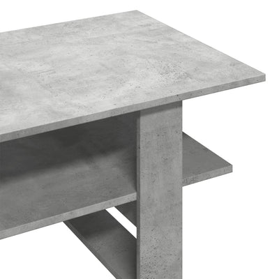 Sohvapöytä betoninharmaa 102x55x42 cm tekninen puu