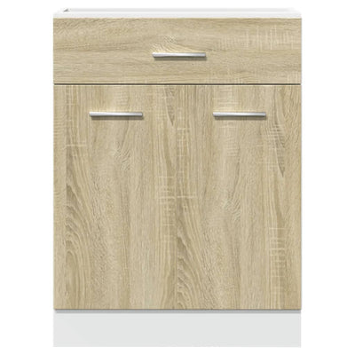 Alalipastokaappi Sonoma-tammi 60x46x81,5 cm lastulevy