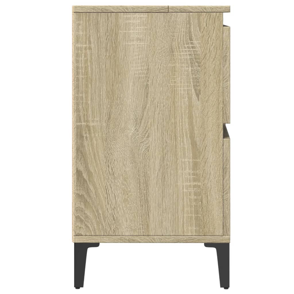 Sonoma tammi pesuallaskaappi Sinza 80x33x60cm (puinen)