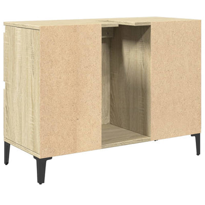 Pesuallaskaappi Sonoma-tammi 80x33x60 cm tekninen puu