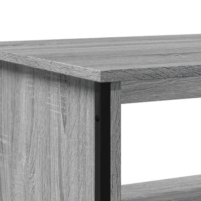 Sohvapöytä harmaa Sonoma 100x51x40 cm tekninen puu