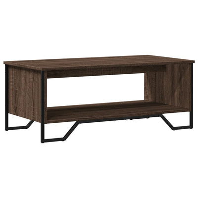 Sohvapöytä ruskea tammi 100x51x40 cm tekninen puu