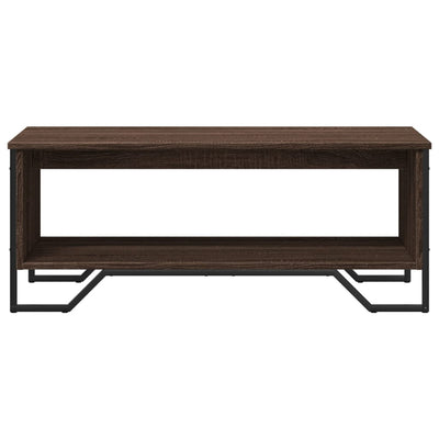 Sohvapöytä ruskea tammi 100x51x40 cm tekninen puu