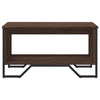 Ruskea sohvapöytä Shan 75x51x40cm (puinen)