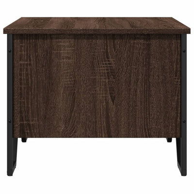 Sohvapöytä ruskea tammi 75x51x40 cm tekninen puu