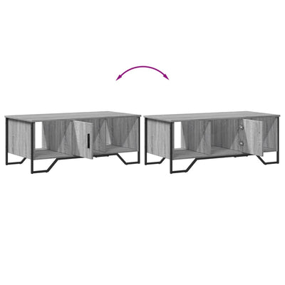 Harmaa sohvapöytä Mugeip 100x51x40cm (puinen)