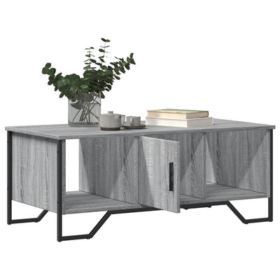 Sohvapöytä harmaa Sonoma 100x51x40 cm tekninen puu