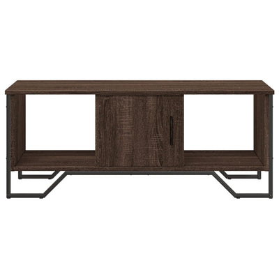 Sohvapöytä ruskea tammi 100x51x40 cm tekninen puu